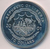 Libéria 2001. 10$ "Szabadság pillanatai-ENSZ megalapítása" multicolor T:PP ujjlenyomat
Lib...