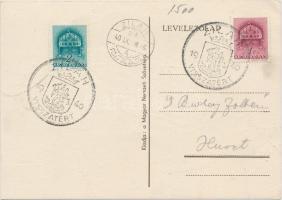 'La Hongrie mutilée' kiadja a Magyar Nemzeti Szövetség / irredenta map 'vissza' ...