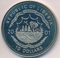 Libéria 2001. 10$ "Szabadság pillanatai-Tell Vilmos 14. század" multicolor T:PP 
Liberia 2...