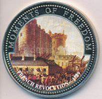 Libéria 2001. 10$ "Szabadság pillanatai-Francia Forradalom" multicolor T:PP  Liberia 2001. 10 Dollars "Moments of Freedom- French Revolution" multicolor C:PP