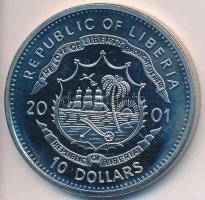 Libéria 2001. 10$ "Szabadság pillanatai-Függetlenségi nyilatkozat jóváhagyása" multicolor ...