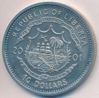 Libéria 2001. 10$ "Szabadság pillanatai-Spanyol polgárháború" multicolor T:PP 
Liberia 200...