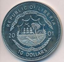 Libéria 2001. 10$ "Szabadság pillanatai- A szellem szabadsága Buddha" multicolor T:PP ujjl...