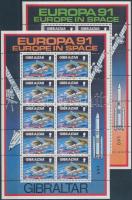 1991 Europa CEPT, Űrkutatás kisív sor Mi 613-614