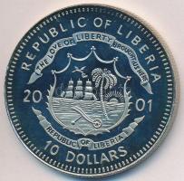 Libéria 2001. 10$ "Szabadság pillanatai- Szolzsenyicin elhagyja a Gulágot" multicolor T:PP...
