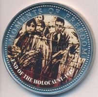 Libéria 2001. 10$ "Szabadság pillanatai- Holokauszt vége" multicolor T:PP  Liberia 2001. 10 Dollars "Moments of Freedom- End of the Holocaust" multicolor C:PP