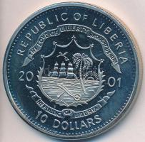 Libéria 2001. 10$ "Szabadság pillanatai- Gandhi élete" multicolor T:PP ujjlenyomat
Liberia...