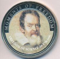 Libéria 2001. 10$ "Szabadság pillanatai- A tudomány szabadsága" multicolor T:PP ujjlenyomat Liberia 2001. 10 Dollars "Moments of Freedom- Freedom of science" multicolor C:PP fingerprint