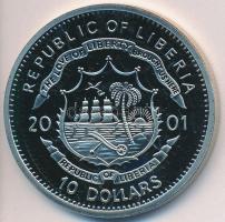 Libéria 2001. 10$ "Szabadság pillanatai- Maratoni csata" multicolor T:PP 
Liberia 2001. 10...