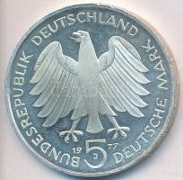 NSZK 1977J 5M Ag "Carl Friedrich Gauss" T:2 (PP)
GFR 1977J 5 Mark "Birth of Carl Frie...