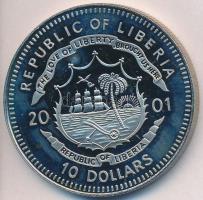 Libéria 2001. 10$ "Szabadság pillanatai- Bécs felszabadulása a török uralom alól" multicol...