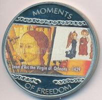 Libéria 2004. 10$ "Szabadság pillanatai-Jean d´Arc 1429." multicolor T:PP  Liberia 2004. 10 Dollars "Moments of Freedom-Jean d´Arc the virgin of Orleans 1429." multicolor C:PP