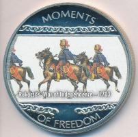 Libéria 2004. 10$ "Szabadság pillanatai-Rákóczi szabadságharc 1703" multicolor T:PP  Liberia 2004. 10 Dollars "Moments of Freedom-Rakoczi's War of Independence 1703" multicolor C:PP