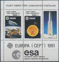 1991 Europa CEPT, Űrkutatás blok pár Mi 9