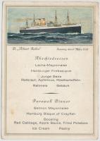 SS Albert Ballin, farewell dinner (EB)