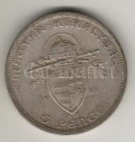 1938. 5P Ag "Szt.István" T:2 pici ph