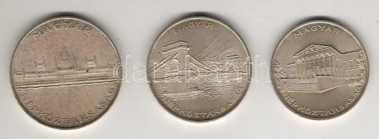 1956. 10Ft Ag + 20Ft Ag + 25Ft Ag sor "10 éves a Ft" T:1/2