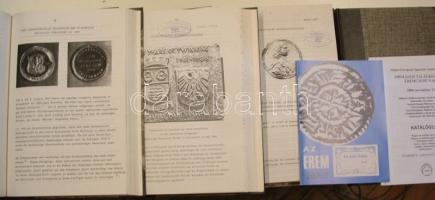 11 db magyar és külföldi numizmatikai szakirodalom