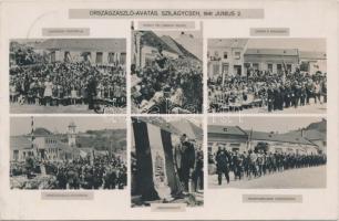 1941 Szilágycseh, Országzászló-avatás / entry of the Hungarian troops, flag inauguration