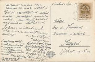 1941 Szilágycseh, Országzászló-avatás / entry of the Hungarian troops, flag inauguration