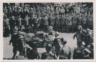 1940 Szatmárnémeti, Satu Mare; bevonulás, Horthy Miklós, Teleki Pál, Hóman Bálint / entry of the Hungarian troops vissza So. Stpl