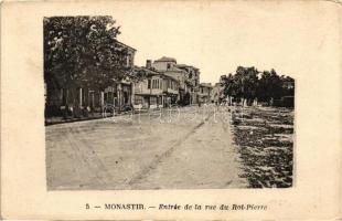 Bitola, Monastir; Entrée de la rue du Roi Pierre / Peter street