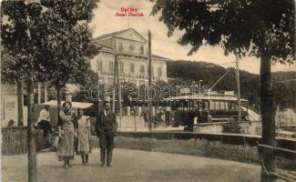 Opicina, Opcina; Grand Hotel Obelisque, tram (wet damage)