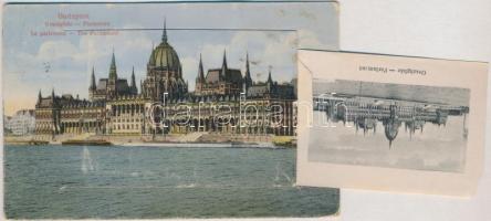 Budapest V. Országház, leporellocard (fa)