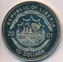 Libéria 2001. 10$ "Szabadság pillanatai - Maratoni csata" multicolor T:PP felületi karc
Li...