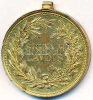 1914-1916. "Bronz Katonai Érdemérem " aranyozott Br kitüntetés korona díszítmény és mellsz...