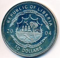Libéria 2004. 10$ "Szabadság pillanatai-Mózes kivezeti népét Egyiptomból Kr.e. 1250" multi...