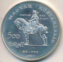 1990. 500Ft Ag "Mátyás király / Beatrix" T:BU
Adamo EM113