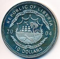 Libéria 2004. 10$ "Szabadság pillanatai-Trójai háború Kr.e. 1250" multicolor T:PP ujjlenyo...