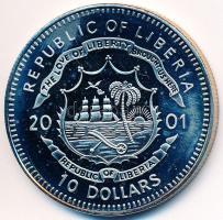 Libéria 2001. 10$ "Szabadság pillanatai-Női egyenjogúság 1866" multicolor T:PP felületi ka...