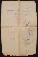 1899 Bp., Kivonat a pesti izraelita hitközség születési jegyzékéből 1 K okmánybélyeggel, a hitközség...