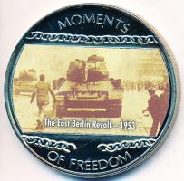 Libéria 2004. 10$ "Szabadság pillanatai-A kelet-berlini népfelkelés 1953" multicolor T:PP Liberia 2004. 10 Dollars "Moments of Freedom-The East Berlin Revolt 1953" multicolor C:PP