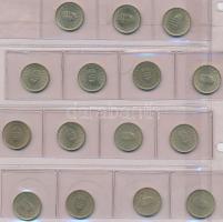 ~170db-os vegyes magyar és külföldi fémpénzgyűjtemény 3 érmetartó albumba rendezve T:vegyes
170pcs o...