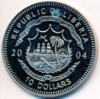 Libéria 2004. 10$ "Szabadság pillanatai-Öböl-háború 1990" multicolor T:PP ujjlenyomatos
Li...
