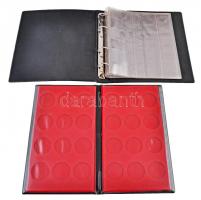 2db használt barna érmetartó album, az egyik "Münzen" feliratú 66 férőhellyel, a másik Már...