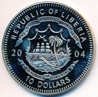 Libéria 2004. 10$ "Szabadság pillanatai-Ceausescu diktatúrájának bukása 1989" multicolor T...