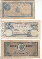 Románia 23db-os bankjegy tétel T:vegyes Romania 23pcs of banknotes C:mixed