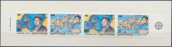 Europa CEPT, 500 éve fedezték fel Amerikát bélyegfüzet, Europa CEPT, 500th annivesary of discovery of America stampbooklet