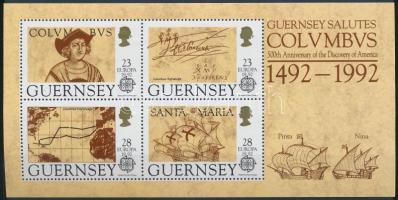 1992 Europa CEPT, 500 éve fedezték fel Amerikát blokk Mi 8
