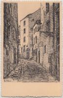 Luxembourg, old town, Rue de l'Eau / street s: Ad. Eberhard