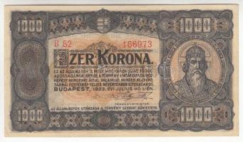 1923. 1000K nyomdahely jelölés nélkül T:I-