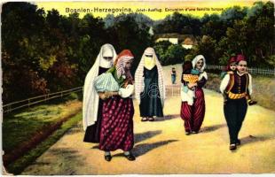 Folklore from Bosnia and Herzegovina, excursion of Turkish family