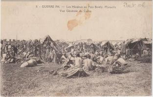 1914 Marseille, Parc Borély, Hindu soldiers' military camp