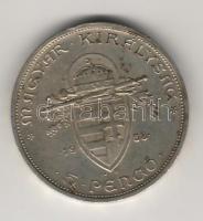 1938. 5P Ag "Szt. István" T:2- ü,ph