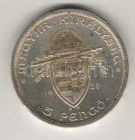 1938. 5P Ag "Szt. István" T:2+ pici ph