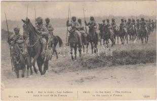 Indian troop in the north of France, Indiai katonák Észak-Franciaországban.